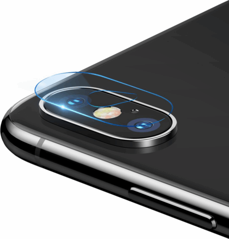 Baseus 0.2mm Apple iPhone Xs Max fényképezőgép objektív edzett üveg védőfólia - 2db