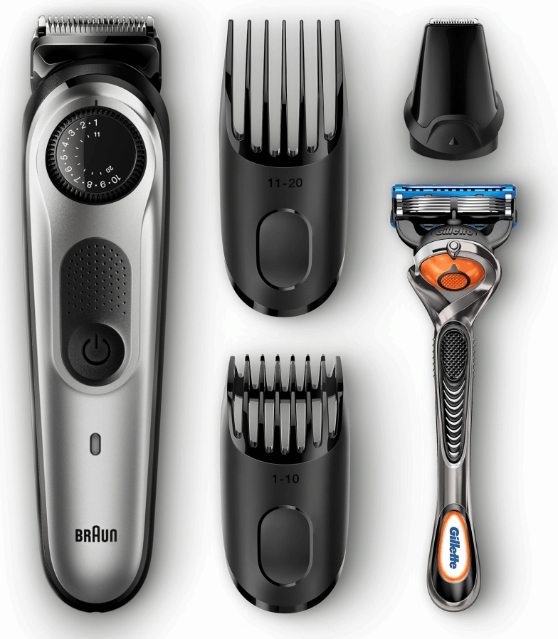 Braun BT3041 szakállvágó, 39 hosszbeállítás, 2 fésű, Gillette Fusion5 ProGlide borotva, Akkumulátor, Fekete Braun BT3041 szakállvágó, 39 hosszbeállítás, 2 fésű, Gillette Fusion5 ProGlide borotva, Akkumulátor, Fekete