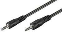 Goobay 50449 3.5mm Jack M - 3.5mm Jack M Audiokábel 2,5m Fekete