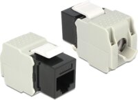 Delock RJ45 > LSA Cat.6 UTP Keystone Modul Fekete