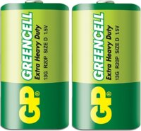 GP 13G (D) Greencell 1.5V Karbon-Cink góliátelem (2 db / fólia)