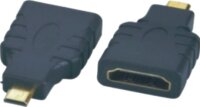 M-CAB 7110004 mikro HDMI - HDMI 1.3 Adapter Sötétszürke