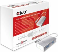 Club3D SenseVision USB 3.0 HUB (4 port) Szürke