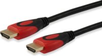 Equip 119342 HDMI 2.0 kábel apa/apa aranyozott csatlakozóval 2.0m - Fekete