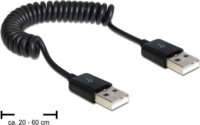 Delock USB 2.0-A apa / apa tekercselt kábel