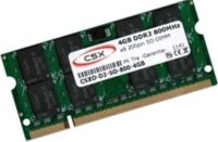 CSX 4GB /800 DDR2 SoDIMM Notebook RAM