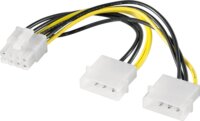 Goobay 93241 4pin (Molex) -> PCI-Express 8pin átalakító