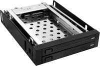 Icy Box Mobile Rack 2x 2,5" SATA HDD, 3,5" SSD, fekete