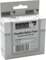 DYMO címke Rhino nylon 12mm fehér