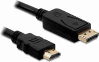 Delock mini DisplayPort M - HDMI M Adapterkábel Fekete 3m