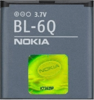 Nokia BL-6Q gyári akkumulátor 970 mAh (csomagolás nélküli)