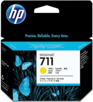 HP 711 3 csomag 29 ml-es sárga tintapatron