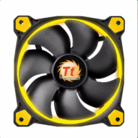 Thermaltake Riing 120mm Rendszerhűtő - Sárga LED