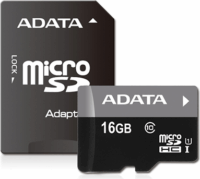 Adata 16GB Premier microSDHC CL10 UHS-I memóriakártya + Adapter