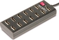 LogiLink 13 portos USB2.0 HUB ki/be kapcsolóval