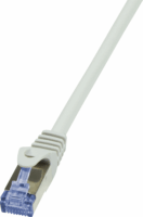 LogiLink CAT6A S/FTP Patch Cable PrimeLine AWG26 PIMF LSZH grey 1,00m