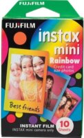 Fujifilm Instax Mini Film Glossy Rainbow instant fotópapír (10 db / csomag)