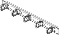 Conteg 1U 42x50mm Kábel rendező panel
