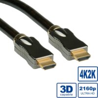 Roline HDMI Ethernet Ultra HD M/M kábel - 3m
