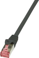LogiLink CAT6 S/FTP Patch Cable PrimeLine AWG27 PIMF LSZH black 0,50m