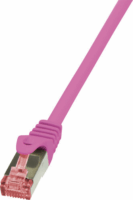 LogiLink CAT6 S/FTP Patch Kábel 0.25m Pink