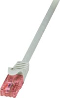 LogiLink CAT6 U/UTP Patch Kábel PrimeLine AWG24 LSZH Szürke 0,25m