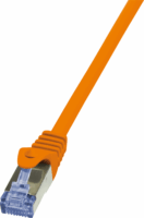 LogiLink CQ3018S S/FTP CAT6A Patch Kábel 0.25m Narancs