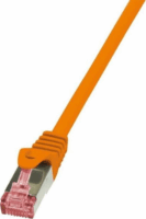 LogiLink CAT6A S/FTP Patch Kábel 0.50m Narancssárga