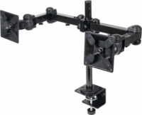 Manhattan 420808 Dupla LCD Monitor tartó Asztali kar 2db monitor részére (fekete)