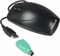 Cherry M-5450 Lekerekített Optikai PS/2+USB Egér Fekete