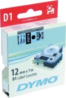 DYMO címke LM D1 alap 12mm fekete betű / kék alap