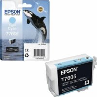 Epson T7605 Eredeti Tintapatron Világos Cián