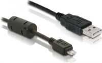 Delock USB2.0-A apa - Micro-A USB apa kábel, 1m