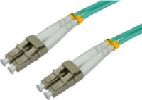 Intellinet 302747 optikai patch kábel 50/125 LC duplex 2m - Zöld/Szürke