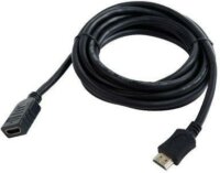 Gembird HDMI M - HDMI F Adapterkábel (ethernet) Fekete 4.5m