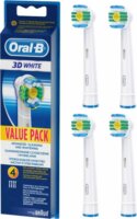 Oral-B EB18-4 Braun 3D White pótfej - ValuePack (4 db / csomag)
