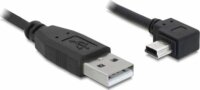 Delock Cable USB 2.0-A male > USB mini-B 5pin male angled 2m
