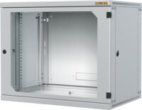 Conteg 19" Fali rack szekrény 6U 600x600mm Szürke