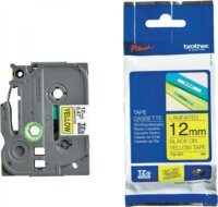 Brother TZEFX631 P-Touch Feliratozógép szalag 12 mm sárga alapon fekete, flexibilis