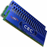 CSX 4GB / 800MHz DDR2 Desktop RAM KIT (2 x 2GB)