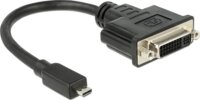 Delock HDMI Micro-D apa > DVI 24+5 anya 20 cm Adapter