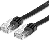 Roline UTP Cat6 patch kábel - Fekete - 0.3m