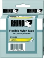 DYMO Rhino nylon Feliratozógép szalag 19mm sárga
