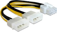 Delock Cable PCI Express power supply 8pin > 2x 5.25"