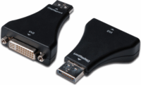 Assmann DisplayPort M - DVI-I F Adapter fekete
