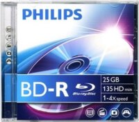 Philips BD-R 6x Újtaírható Bluray lemez BOX