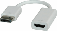 Roline DisplayPort M - HDMI F Adapterkábel 0.15m Fehér