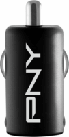 PNY USB szivargyújtós töltő adapter (5V/2,4A) Fekete