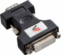 V7 VGA - DVI-I Adapter Fekete
