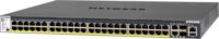 Netgear ProSAFE M4300-52G-POE+ Managed Gigabit Switch (1000W) - Ezüst/Fekete